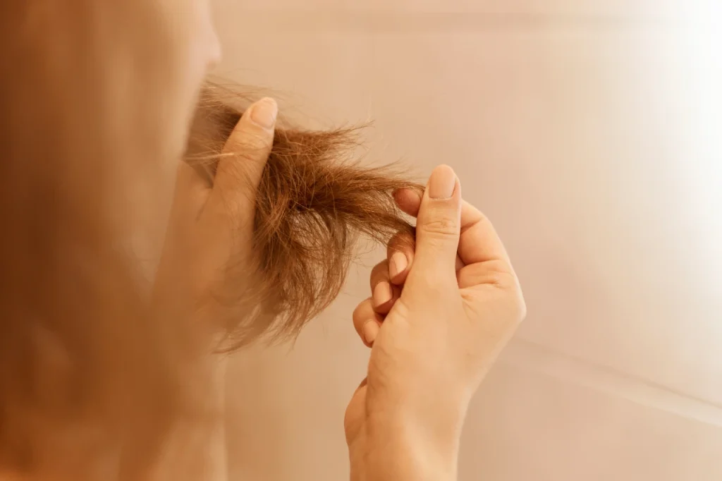 pelo seco y dañado